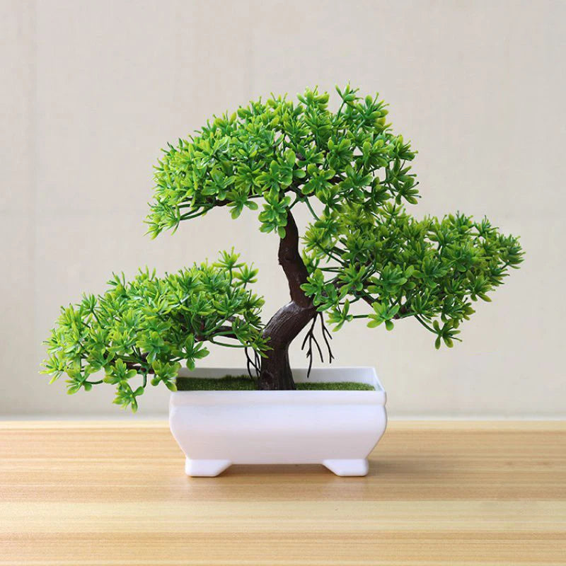 Planta Artificial Bonsái - Decoración de Mesa sin Mantenimiento
