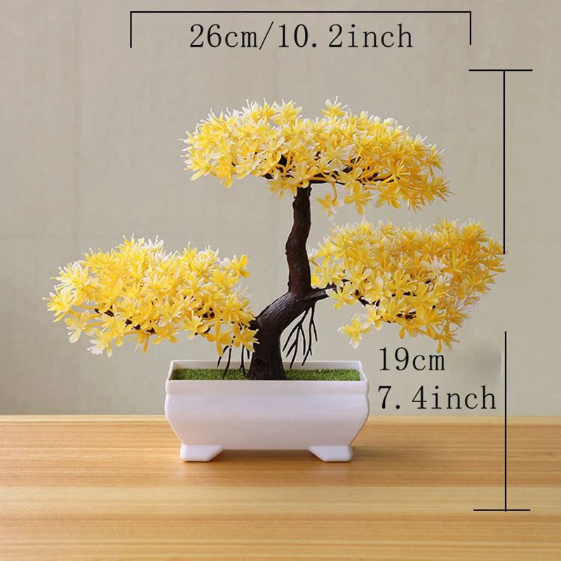 Planta Artificial Bonsái - Decoración de Mesa sin Mantenimiento