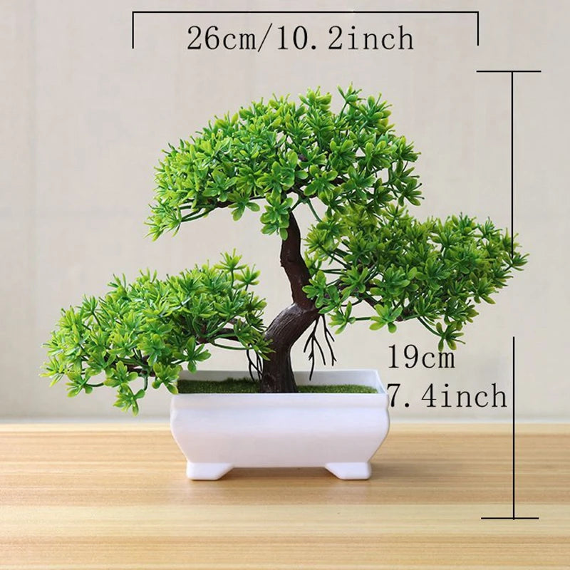 Planta Artificial Bonsái - Decoración de Mesa sin Mantenimiento